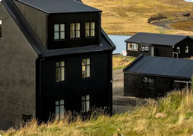 Modern nordic Renovated Icelandic Farm Luxury accommodation